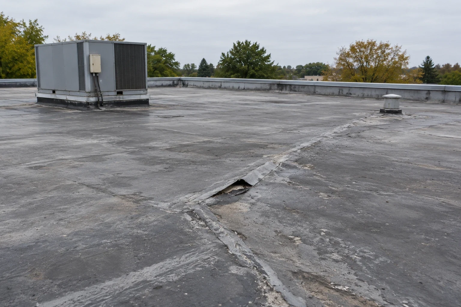 Commercial Roof Seam Failure Repair in Pueblo, CO