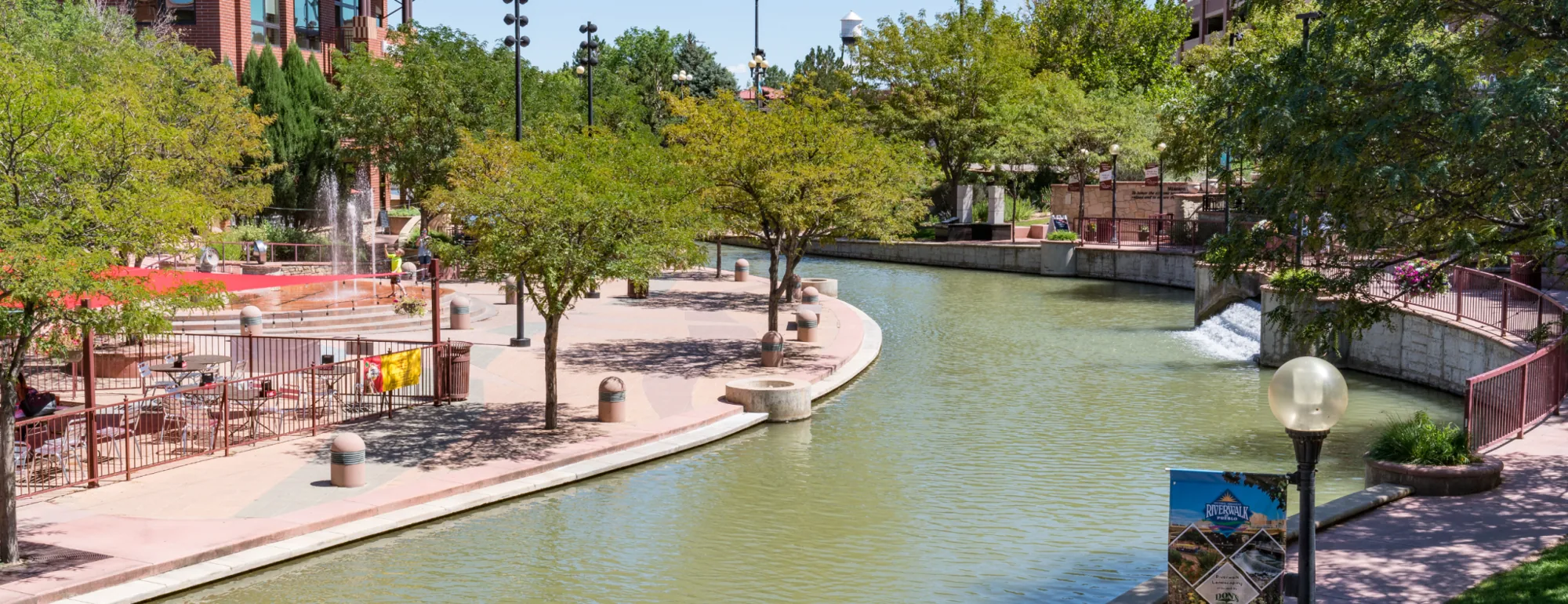 Riverwalk in downtown Pueblo