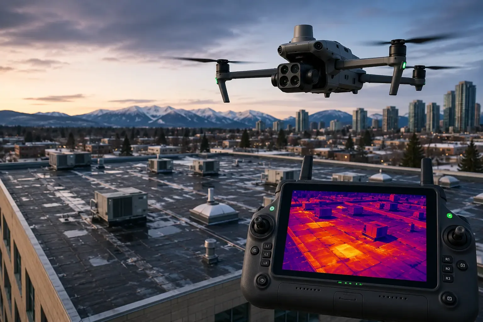 Infrared Roof Moisture Survey in Pueblo, CO